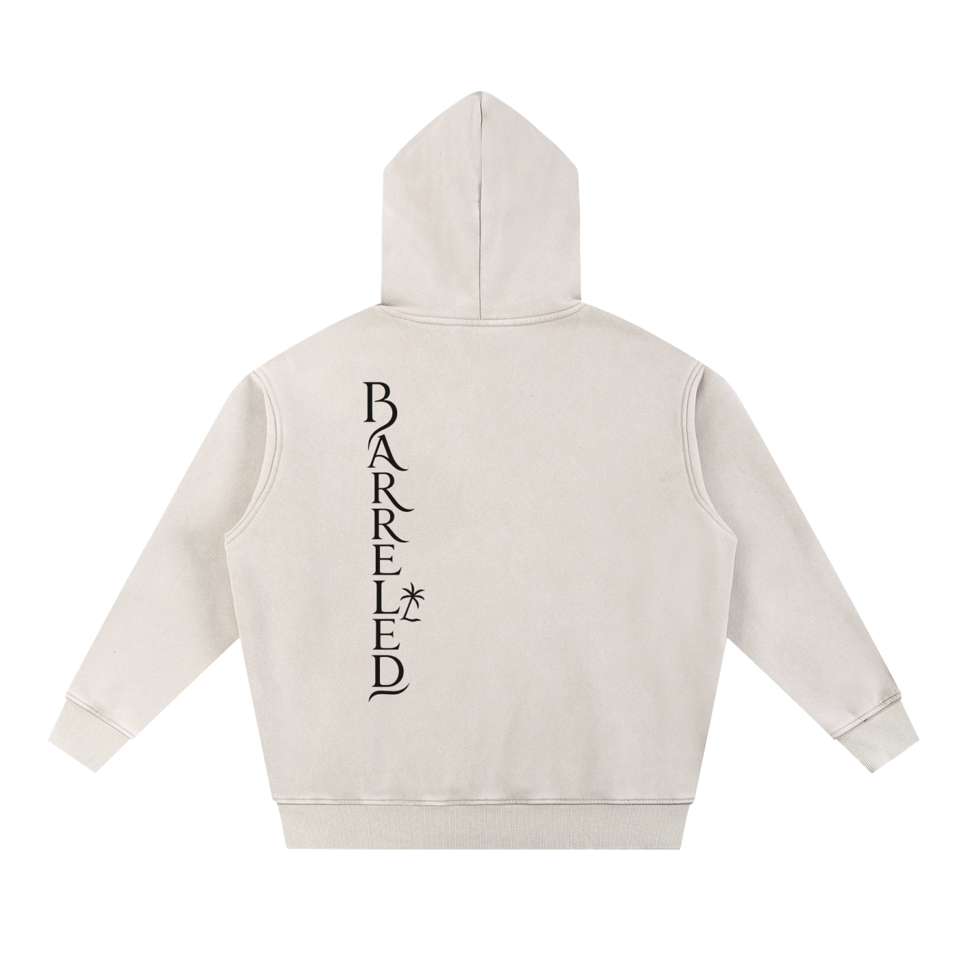 Snow Wash Fleece Oversize Hoodie