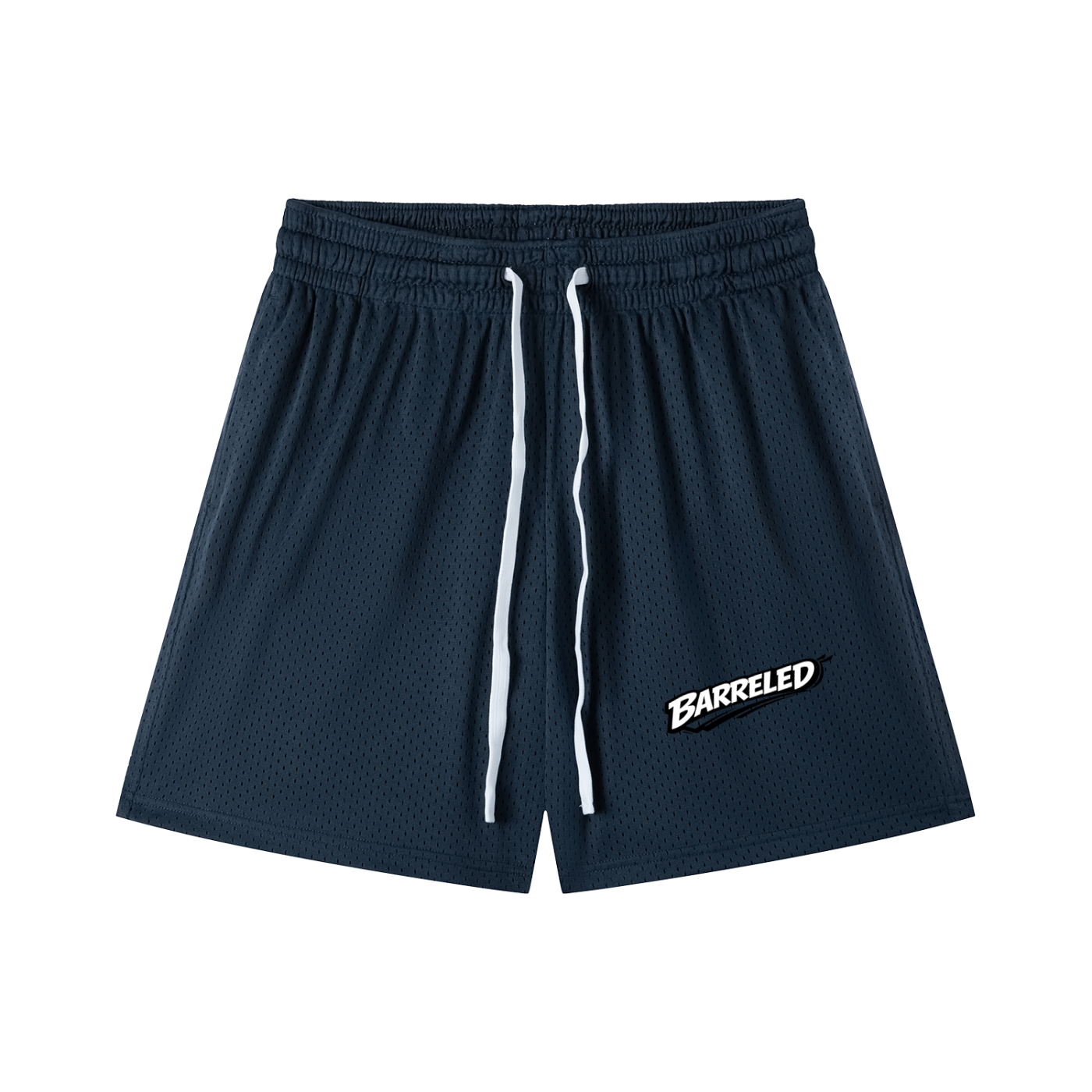 Mesh Drawstring Shorts