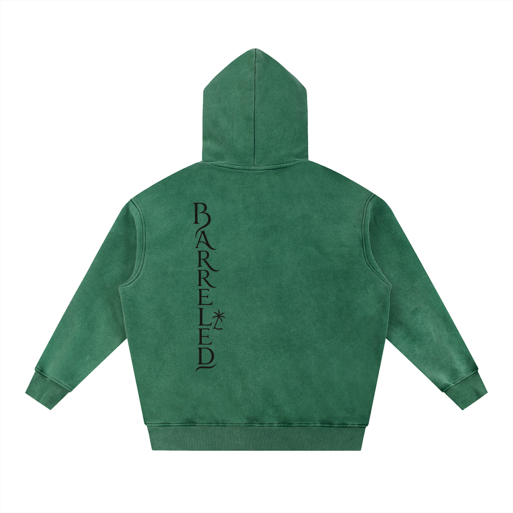 Snow Wash Fleece Oversize Hoodie