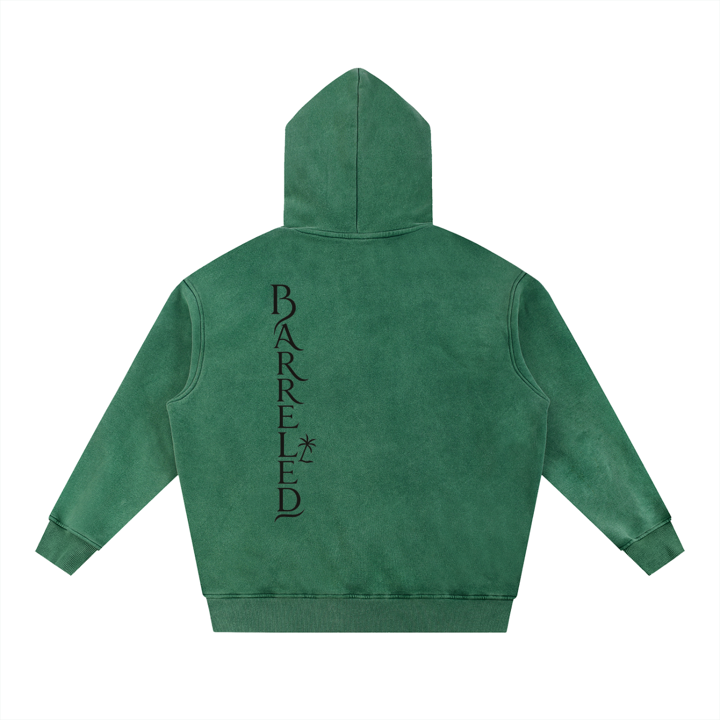 Snow Wash Fleece Oversize Hoodie