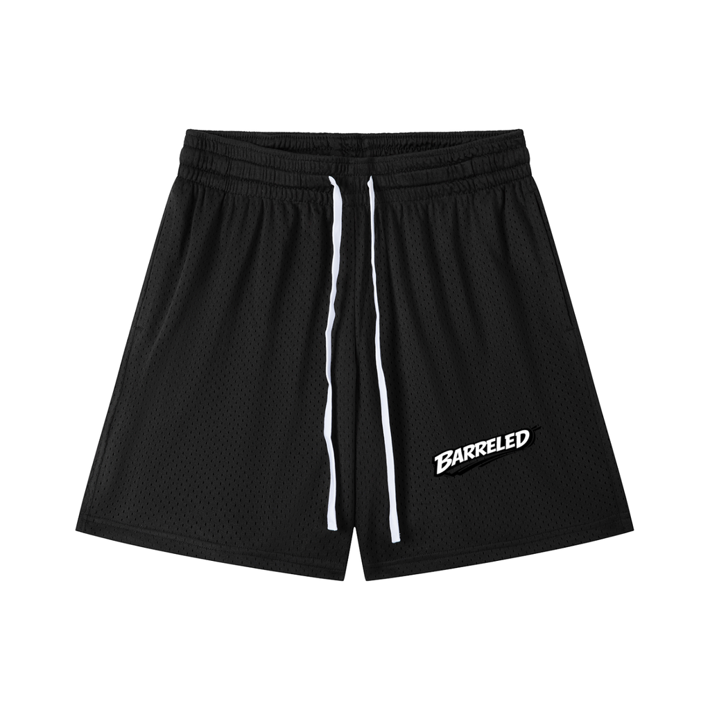 Mesh Drawstring Shorts