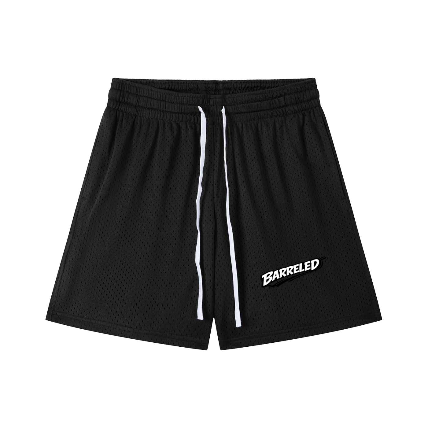 Mesh Drawstring Shorts