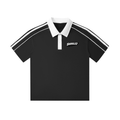 Contrast Collar Short-Sleeve Polo Shirt