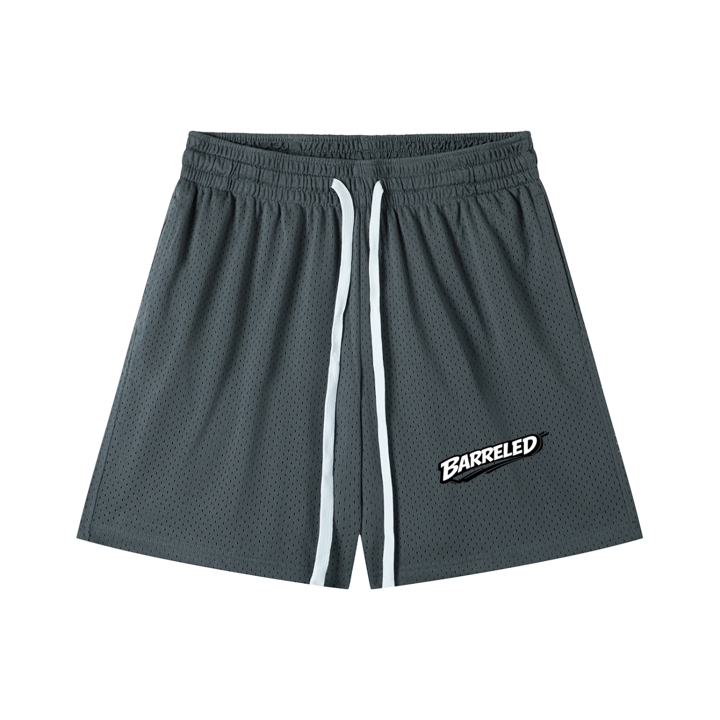 Mesh Drawstring Shorts