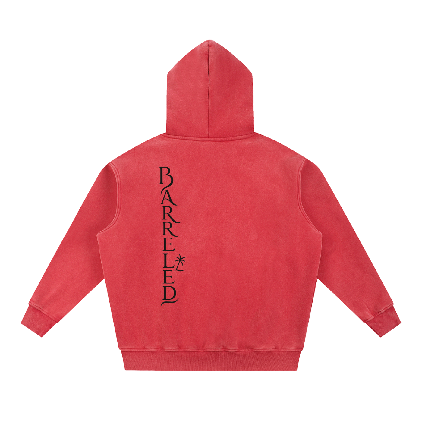 Snow Wash Fleece Oversize Hoodie